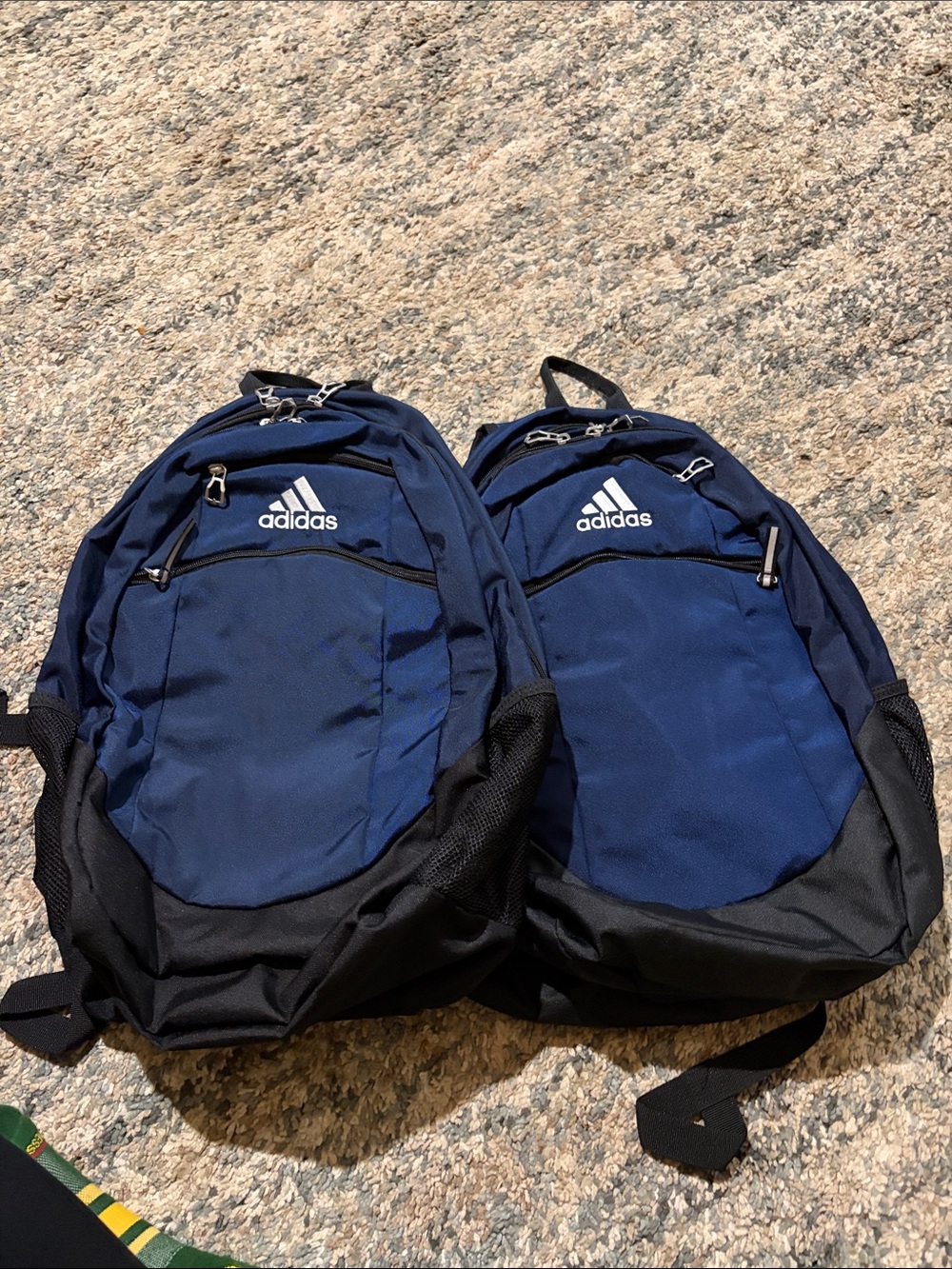 adidas Navy and Black Double-Panel Backpack
